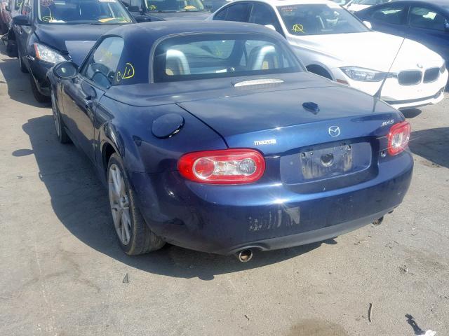 JM1NC26F490202115 - 2009 MAZDA MX-5 MIATA BLUE photo 3