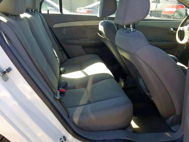 1G1ZC5EB4AF172884 - 2010 CHEVROLET MALIBU 1LT თეთრი ფოტო 6