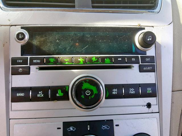 1G1ZC5EB4AF172884 - 2010 CHEVROLET MALIBU 1LT თეთრი ფოტო 9