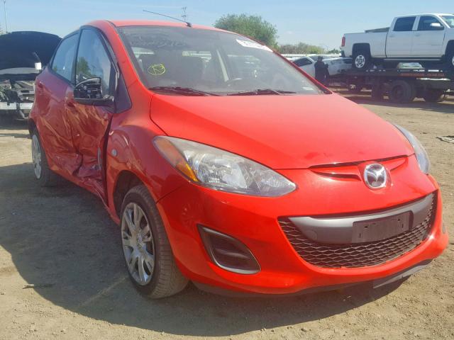 JM1DE1KZ7E0173610 - 2014 MAZDA MAZDA2 SPO RED photo 1