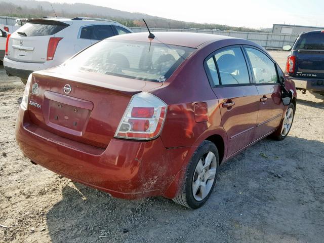 3N1AB61E58L687327 - 2008 NISSAN SENTRA 2.0 RED photo 4