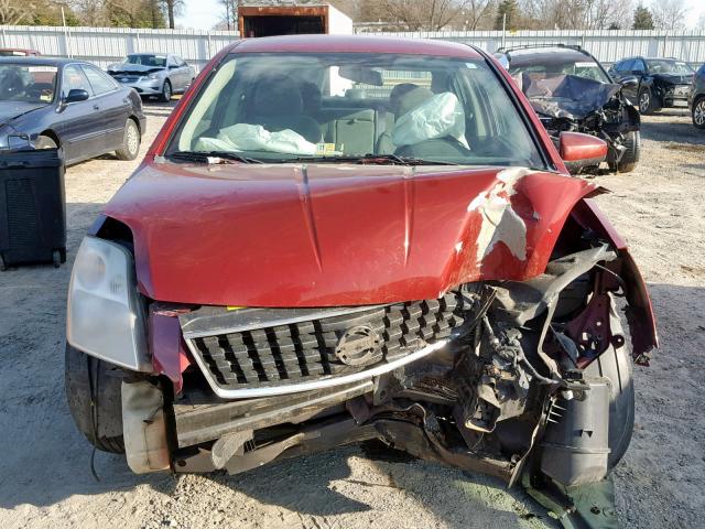 3N1AB61E58L687327 - 2008 NISSAN SENTRA 2.0 RED photo 9