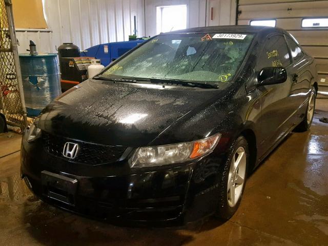 2HGFG1B92AH508217 - 2010 HONDA CIVIC EXL BLACK photo 2