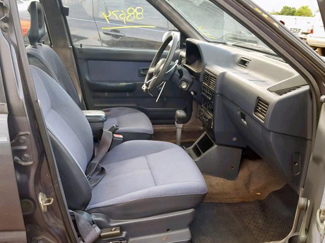 KMHVF22J0LU269386 - 1990 HYUNDAI EXCEL GL BLUE photo 5