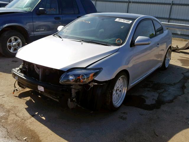 JTKDE167180245102 - 2008 TOYOTA SCION TC SILVER photo 2