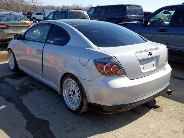 JTKDE167180245102 - 2008 TOYOTA SCION TC SILVER photo 3