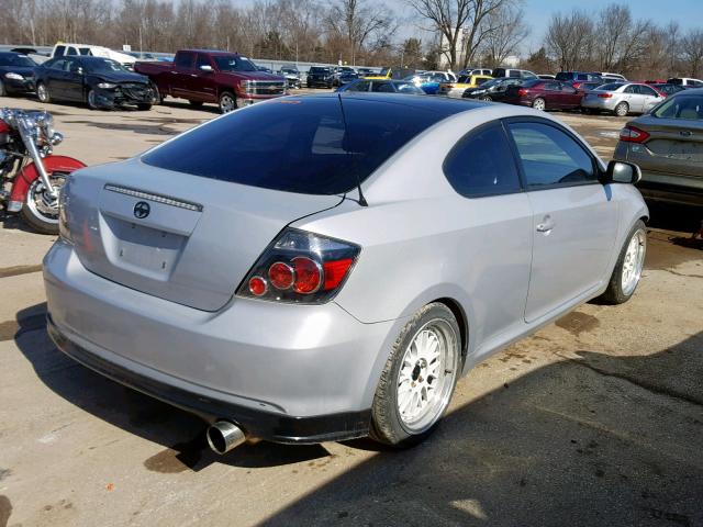 JTKDE167180245102 - 2008 TOYOTA SCION TC SILVER photo 4