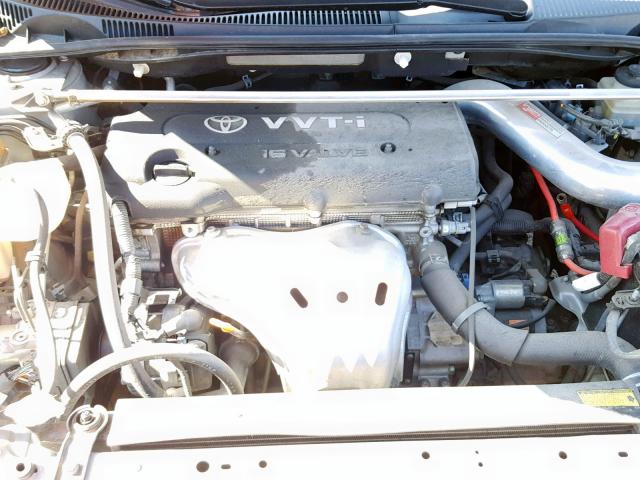 JTKDE167180245102 - 2008 TOYOTA SCION TC SILVER photo 7