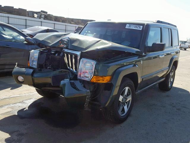 1J8HH48N77C530714 - 2007 JEEP COMMANDER მწვანე ფოტო 2