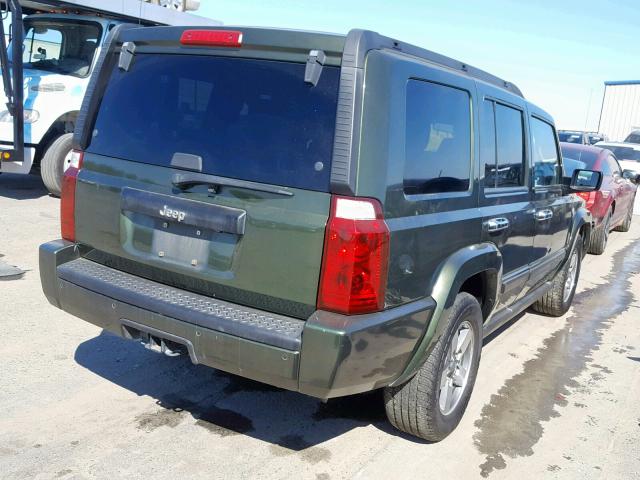 1J8HH48N77C530714 - 2007 JEEP COMMANDER მწვანე ფოტო 4