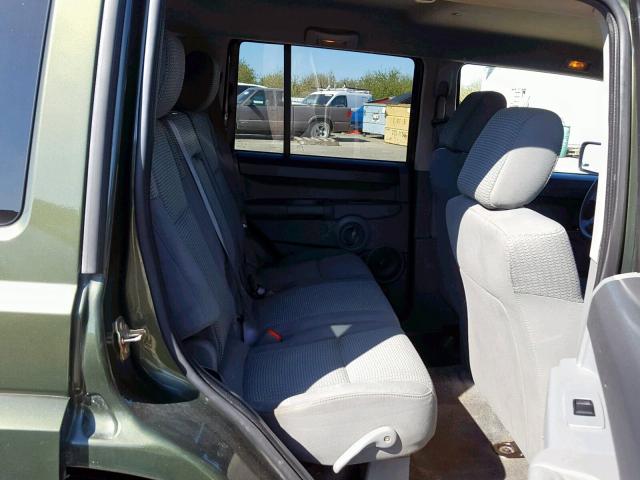 1J8HH48N77C530714 - 2007 JEEP COMMANDER მწვანე ფოტო 6