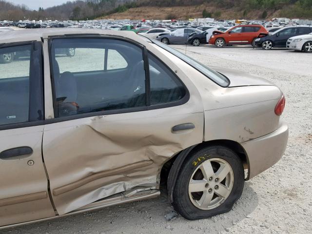 1G1JF52F647153411 - 2004 CHEVROLET CAVALIER L GOLD photo 10