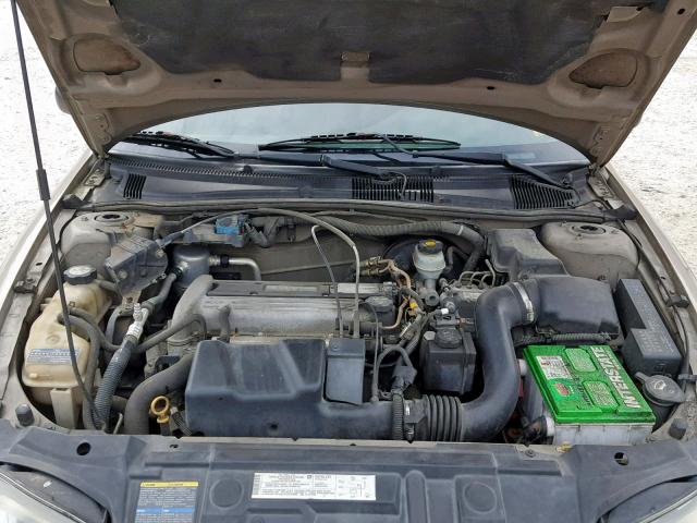 1G1JF52F647153411 - 2004 CHEVROLET CAVALIER L GOLD photo 7