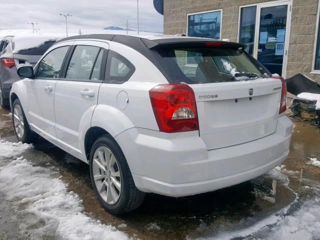 1B3CB5HA0BD222035 - 2011 DODGE CALIBER HE WHITE photo 3