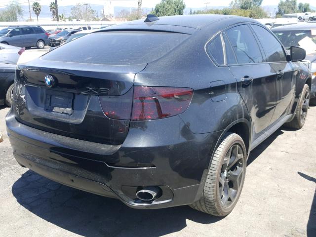 5UXFG2C5XBLX07177 - 2011 BMW X6 XDRIVE3 BLACK photo 4