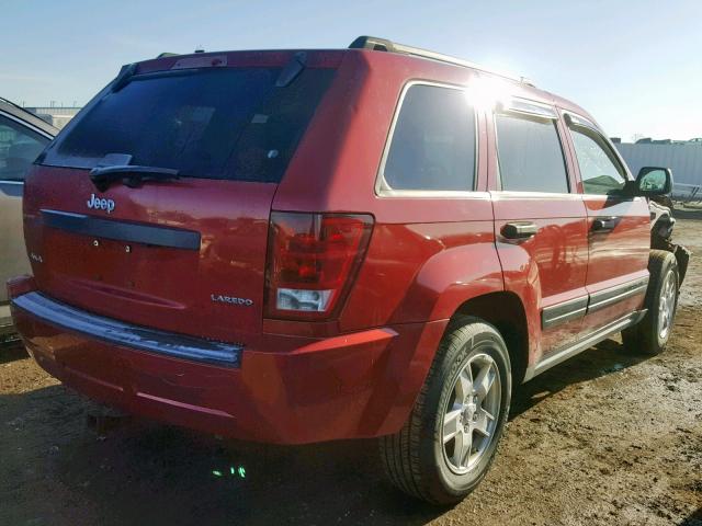 1J4GR48K55C642165 - 2005 JEEP GRAND CHER RED photo 4