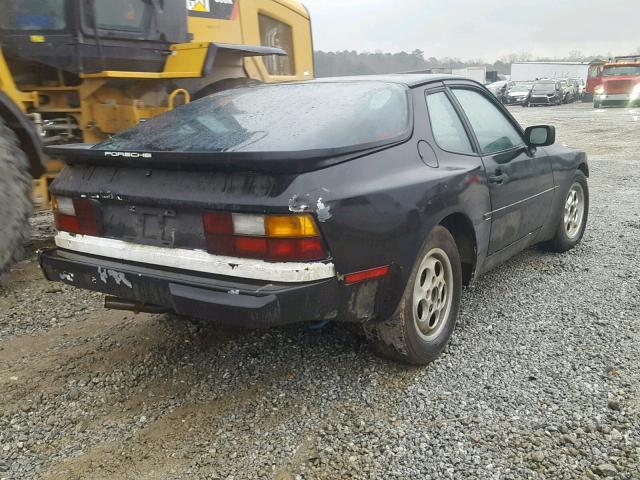 WP0AA0943EN463817 - 1984 PORSCHE 944 BLACK photo 4