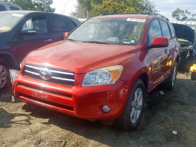 JTMBD31VX76026590 - 2007 TOYOTA RAV4 LIMIT RED photo 2