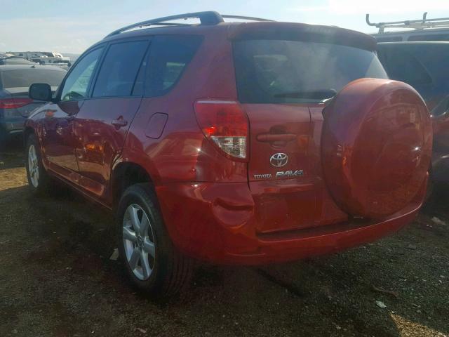 JTMBD31VX76026590 - 2007 TOYOTA RAV4 LIMIT RED photo 3