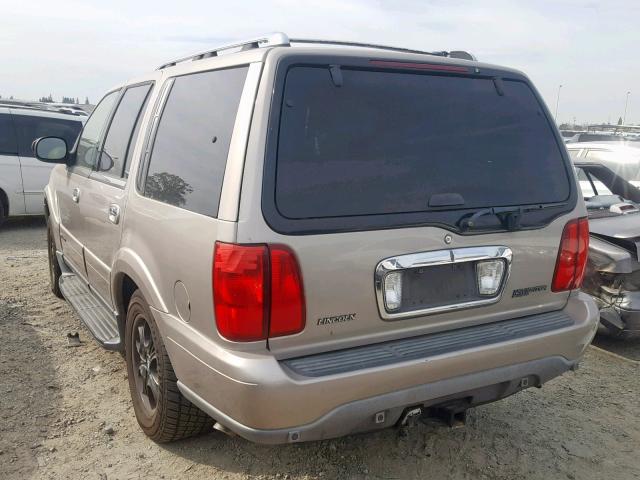 5LMFU28R81LJ17752 - 2001 LINCOLN NAVIGATOR 米色 照片 3