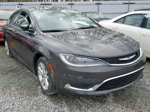 1C3CCCAB6HN503167 - 2017 CHRYSLER 200 LIMITE CHARCOAL photo 1