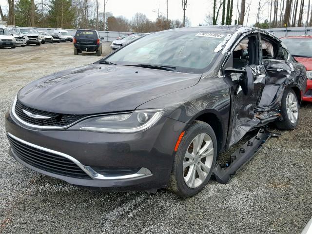 1C3CCCAB6HN503167 - 2017 CHRYSLER 200 LIMITE CHARCOAL photo 2