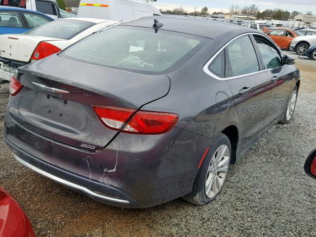 1C3CCCAB6HN503167 - 2017 CHRYSLER 200 LIMITE CHARCOAL photo 4