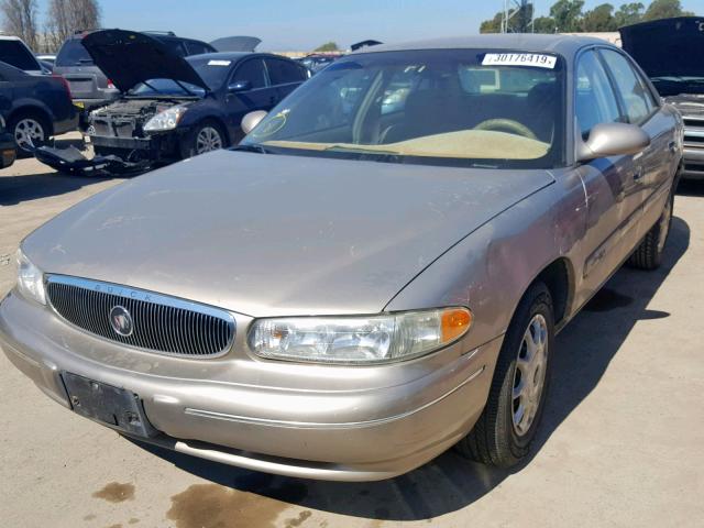 2G4WS52J411147236 - 2001 BUICK CENTURY CU BEIGE photo 2