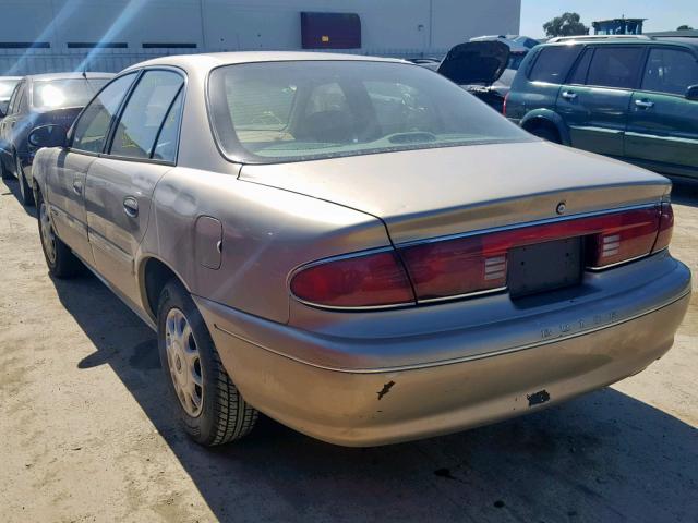 2G4WS52J411147236 - 2001 BUICK CENTURY CU BEIGE photo 3