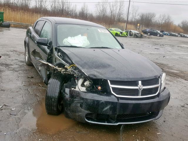 1B3CC1FB9AN218107 - 2010 DODGE AVENGER EX BLACK photo 1