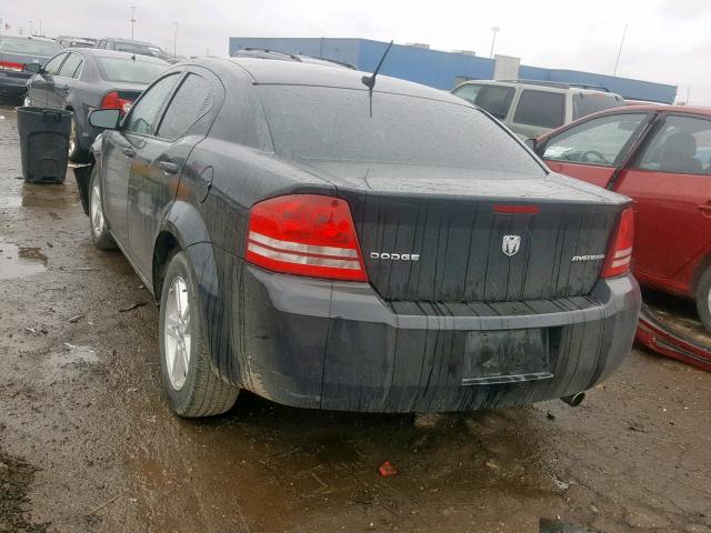 1B3CC1FB9AN218107 - 2010 DODGE AVENGER EX BLACK photo 3