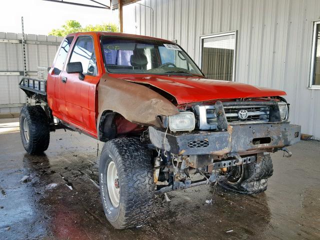 JT4RN13P6P6051520 - 1993 TOYOTA PICKUP 1/2 RED photo 1