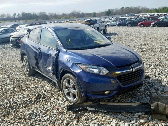 3CZRU5H53GM714795 - 2016 HONDA HR-V EX BLUE photo 1