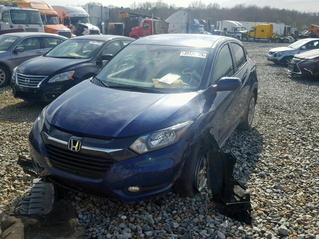 3CZRU5H53GM714795 - 2016 HONDA HR-V EX BLUE photo 2