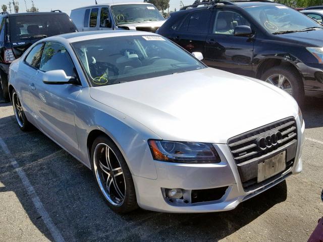 WAUCKAFR9AA009596 - 2010 AUDI A5 PREMIUM SILVER photo 1