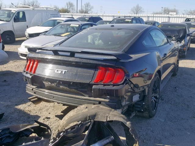 1FA6P8CF4J5166200 - 2018 FORD MUSTANG GT BLACK photo 4