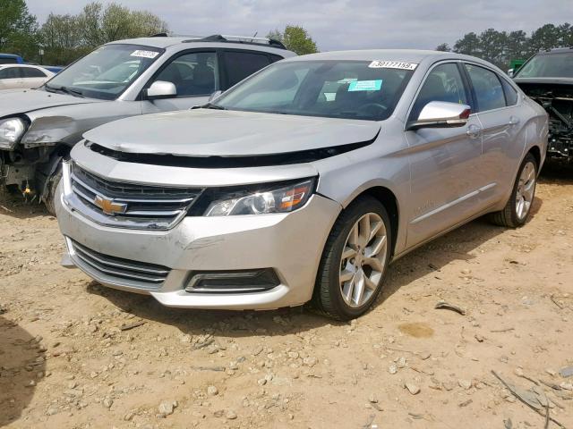 2G1125S31J9177997 - 2018 CHEVROLET IMPALA PRE SILVER photo 2