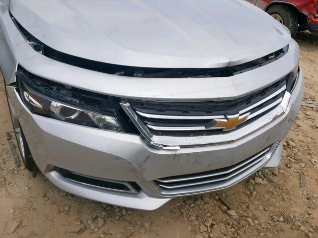 2G1125S31J9177997 - 2018 CHEVROLET IMPALA PRE SILVER photo 9