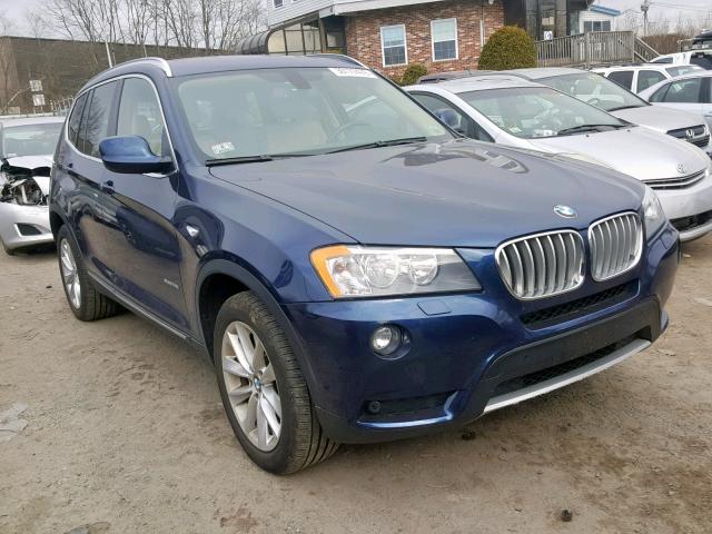 5UXWX9C59E0D35462 - 2014 BMW X3 XDRIVE2 BLUE photo 1