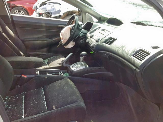 2HGFA166X9H329193 - 2009 HONDA CIVIC LX-S SILVER photo 5