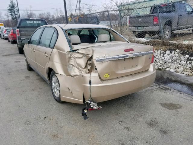 1G1ZT528X5F126460 - 2005 CHEVROLET MALIBU LS GOLD photo 3
