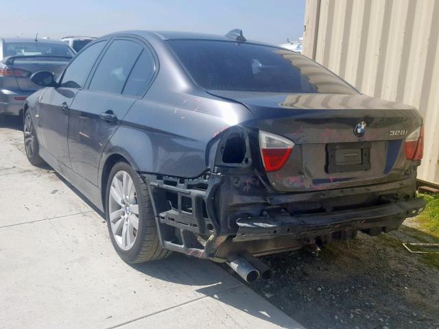 WBAVC53548A246957 - 2008 BMW 328 I SULE CHARCOAL photo 3