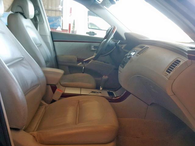 KMHFC46F06A095405 - 2006 HYUNDAI AZERA SE BLUE photo 5