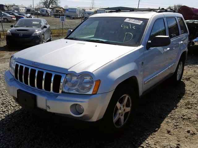 1J8HR58235C593816 - 2005 JEEP GRAND CHER GRAY photo 2