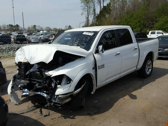 1C6RR7NT6HS548021 - 2017 RAM 1500 LARAM WHITE photo 2