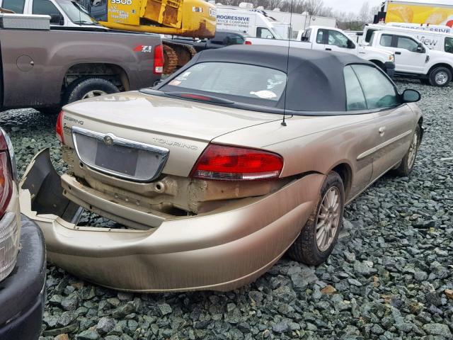 1C3EL55R86N108660 - 2006 CHRYSLER SEBRING TO BEIGE photo 4