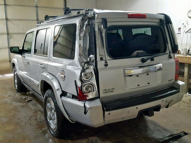 1J8HG58288C243429 - 2008 JEEP COMMANDER 银色 照片 3