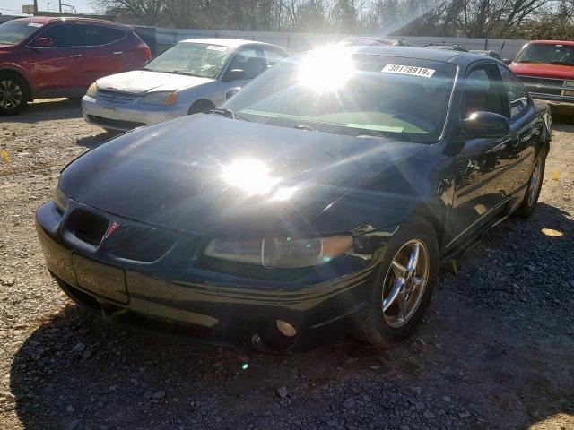 1G2WP12K32F226385 - 2002 PONTIAC GRAND PRIX BLACK photo 2