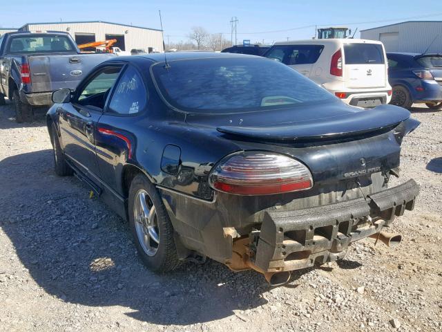 1G2WP12K32F226385 - 2002 PONTIAC GRAND PRIX BLACK photo 3