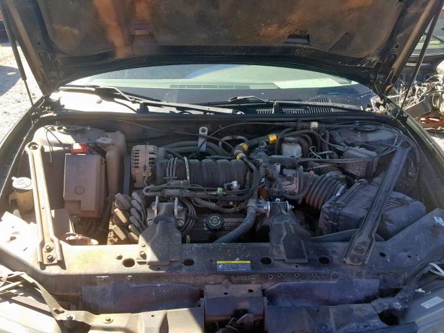 1G2WP12K32F226385 - 2002 PONTIAC GRAND PRIX BLACK photo 7
